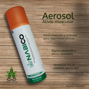 Aerosol Nabico sativa analagesico